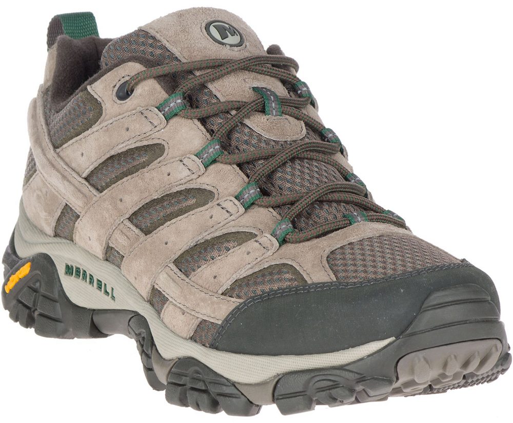 Merrell Hiking Shoes Grey - Moab 2 Ventilator - Mens 87HIMDRAS